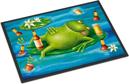 Caroline's Treasures APH0093MAT - Tapete para puerta delantera de 18 x 27 pulgadas, tapete para interiores y exteriores, antideslizante, lavable, de