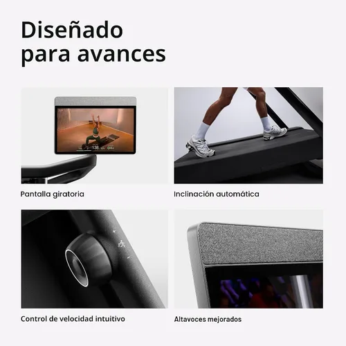 Miniatura 2 de Peloton Cross Training Tread, Treadmill for Running, Walking, and Hiking with Manual or Auto-Incline Options and Immersive 24” HD Touchscreen