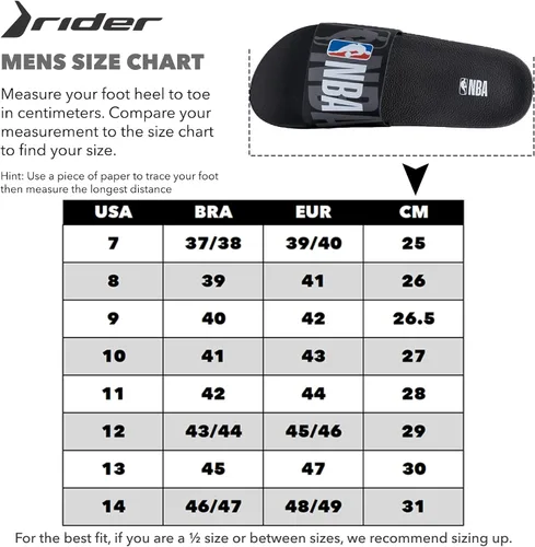 Miniatura 5 de Rider Block NBA Athletic Slides for Men