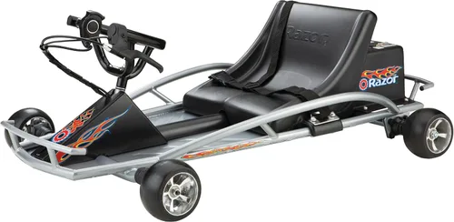 Razor Ground Force One - Go Kart eléctrico para mayores de 8 años, hasta 12 MPH, hasta 40 minutos de uso continuo, acelerador de velocidad variable,