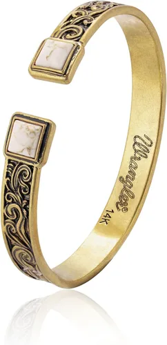 Miniatura 10 de Montana West Pulsera de Puño Wrangler para Mujeres Occidental Turquesa Ajustable Brazalete Abierto Plateado Tallado Floral Vaquera Joyería Country