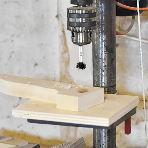Miniatura 7 de Forstner Broca Forstner con punta de carburo de 1 pulgada para madera dura, sierra de agujero de perforación de madera, herramienta cortadora