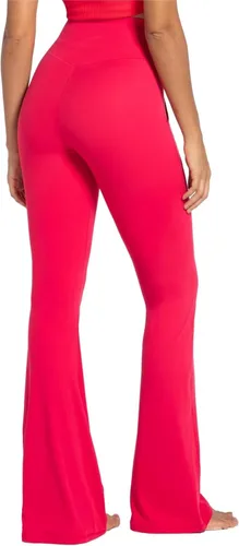 Miniatura 5 de Sunzel Leggings acampanados para mujer con bolsillos, pantalones de yoga cruzados con control de abdomen, cintura alta y pierna ancha