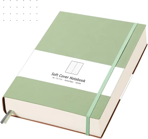 Miniatura 14 de AHGXG Cuaderno de papel cuadriculado - Cuaderno de papel de cuadrícula tamaño A4 grande 8.5''×11'', 320 páginas de diario grueso, papel cuadriculado