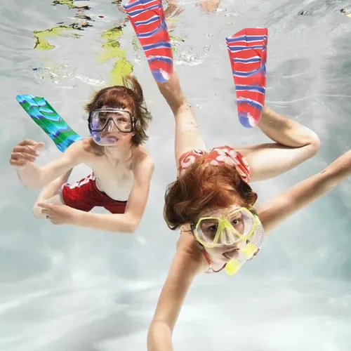 Miniatura 7 de Swimming Training Fins,Kids Swim Fins,Comfortable Swimming Flippers Suitable for Children,Beginners,Girls,Boys,Adults