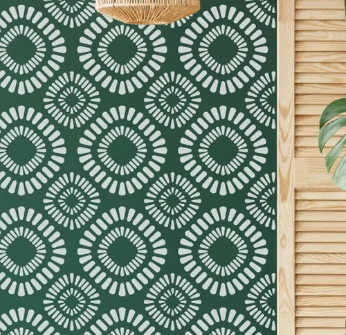 STENCILOGY® / Asi - Plantilla de pared XL de 24 x 38 pulgadas, patrón de plantilla de pared floral grande, plantillas de pared grandes para pintar,