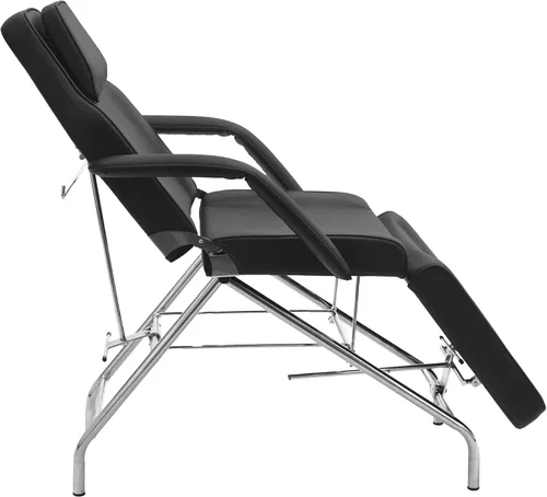 Miniatura 2 de Mesa básica para masajes faciales y masajes con taburete., Negro