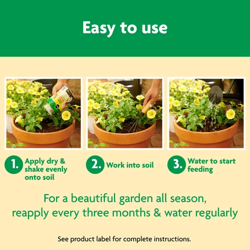 Miniatura 7 de Miracle-Gro Shake 'N Feed - Alimento vegetal multiusos, para plantas en el suelo y en macetas, nutrición por hasta 3 meses, 1 lb.