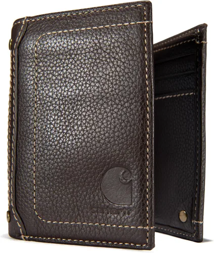 Miniatura 6 de Carhartt Carteras duraderas de tres pliegues, disponibles en estilos de cuero y lona