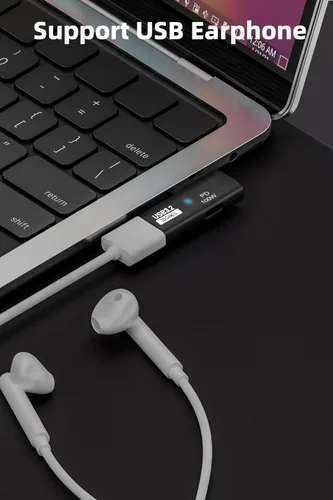 Miniatura 5 de AreMe Adaptador USB C a USB 3.2 2 en 1 con puerto de carga de 100 W, convertidor Thunderbolt 4/3 OTG para Rog Ally, Steam Deck, Quest 2, iPhone 15
