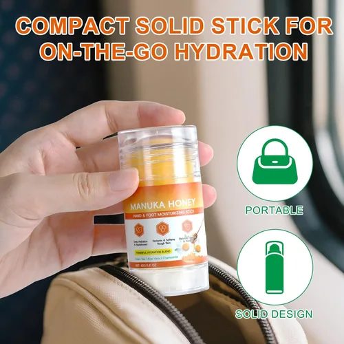 Miniatura 8 de Manuka - Bálsamo para tratamiento de talón agrietado con miel, reparación de pies secos y agrietados para hidratación e hidratación intensa