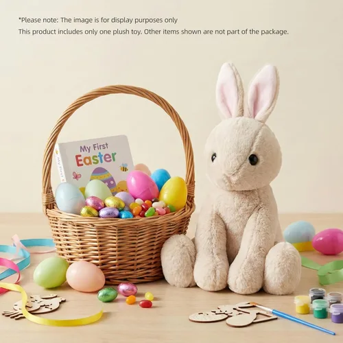 Miniatura 3 de WEIGEDU Animal de Peluche Relleno Conejito de 17.3 Pulgadas para Niños, Niñas y Bebés - Regalo Perfecto para Cumpleaños, Pascua y Navidad