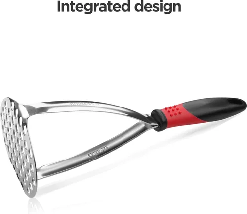 Miniatura 4 de Joyoldelf Machacador de patatas resistente, herramienta de cocina integrada de acero inoxidable y triturador de alimentos/triturador de patatas