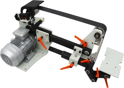 Miniatura 7 de TECHTONGDA Lijadora de banda de velocidad variable de 72 pulgadas con 3 muelas de molienda para cuchillos, herramientas de corte sin base, 220 V