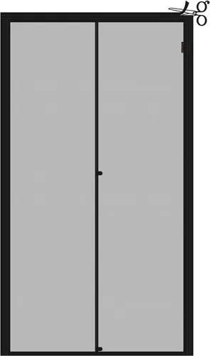 Miniatura 11 de Yotache - Puerta magnética ajustable con pantalla para puertas de 29"-33" de ancho y 79"-81" de altura, malla de poliéster reforzada con tira