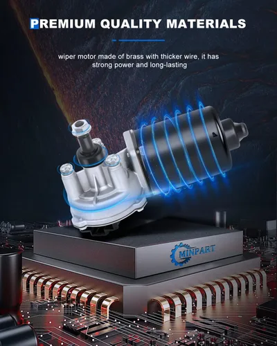 Miniatura 2 de Reemplazo del motor del limpiaparabrisas para 1998 para Dodge para B1500, OEM: 55155046AD, 55155046AE