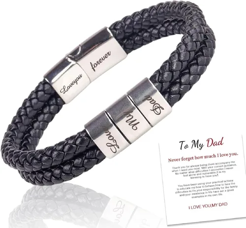 Pulsera de cuero para hombre (mahua/matikou/yuanquan/8 Infinity)