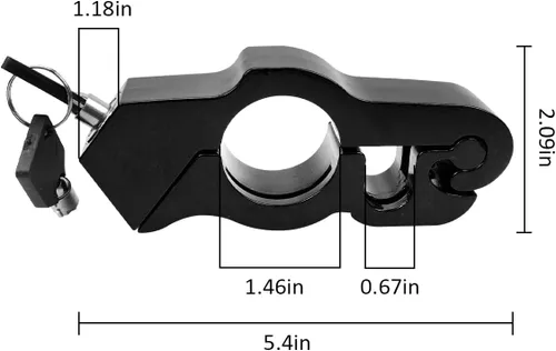 Miniatura 5 de Cerradura de acelerador de motocicleta, agarre universal de alta resistencia para manillar de motocicleta, apto para motocicletas, motos, scooter