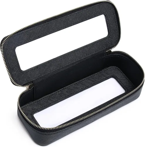 Miniatura 82 de Pinkmik Pequeña bolsa de maquillaje, mini estuche transparente para maquillaje y neceser con cremallera, organizador de bolsos para mujer