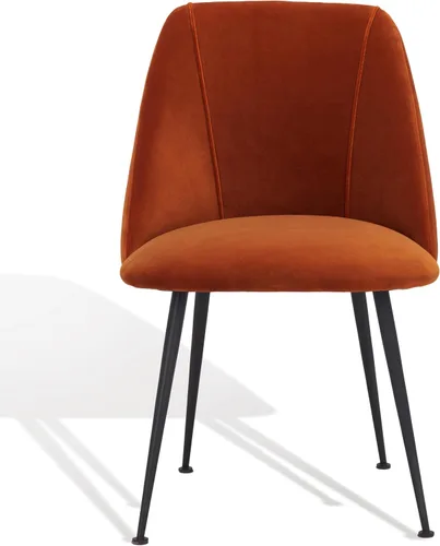 Miniatura 16 de SAFAVIEH Couture Home Collection Foster SFV4508E - Silla tapizada para sala de estar, comedor y comedor (color azul marino/negro)