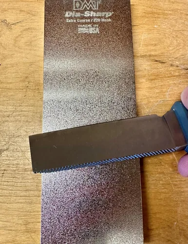 Miniatura 7 de DMT D8X Diamond Dia-Sharp Piedra de Banco, Afilador de Cuchillos - Extra Grueso (220) Afilado Plano, Fabricado en los Estados Unidos 8" x 3" x 0.38