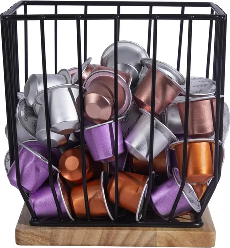 Miniatura 9 de BYTEAIDREX Soportes para cápsulas de café para mostrador - Soportes para cápsulas K para mostrador - Organizador de almacenamiento de cápsulas