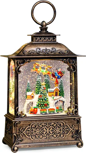Miniatura 13 de Regalos conmemorativos para gatos por pérdida de condolencias, globo de nieve con purpurina giratoria automática y temporizador de 6 horas