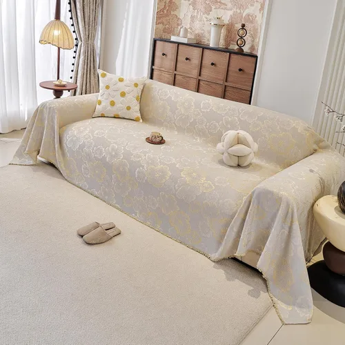 Miniatura 15 de ROOMLIFE Funda de sofá con estampado de leopardo para sofá de 3 plazas, lavable, protector de muebles para perros, funda de sofá suave