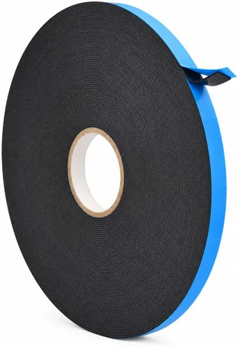Miniatura 9 de WOD Cinta de montaje de espuma de doble cara, 1/8 pulgadas de grosor x 1/2 pulgada x 75 pies. Resistente a la intemperie para rellenar huecos, Negro