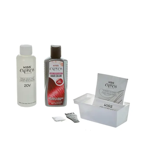 Miniatura 2 de Kiss Express - Kit completo de tinte semipermanente para el cabello, tinte vívido y altamente pigmentado para cabello vibrante, fórmula suave