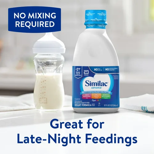 Miniatura 2 de Similac Advance - Fórmula infantil con hierro, fórmula para bebés lista para alimentar, botella de 32 onzas líquidas, paquete de 6