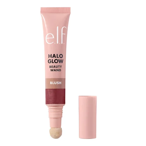 e.l.f. Halo Glow Varita de Belleza para Rubor, Varita de Rubor Líquido para Mejillas Radiantes y Sonrojadas, Infundida con Escualano, Vegana y Libre
