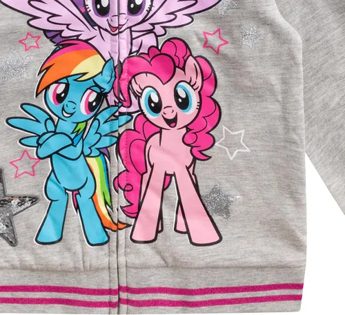 Miniatura 5 de My Little Pony Rainbow Dash, Twilight Sparkle y Pinkie Pie - Sudadera con capucha para niñas pequeñas y grandes