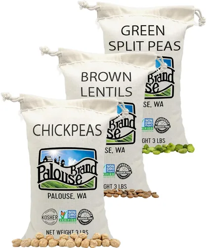 Miniatura 12 de Marca Palouse Lentejas marrones certificadas libres de residuos de glifosato 5 LIBRAS Sin desecante Germinables Proyecto sin OMG verificado