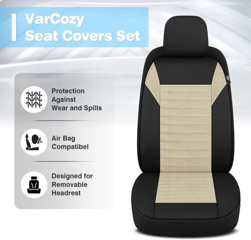 Miniatura 4 de VarCozy Juego de fundas de asiento MeshFlex