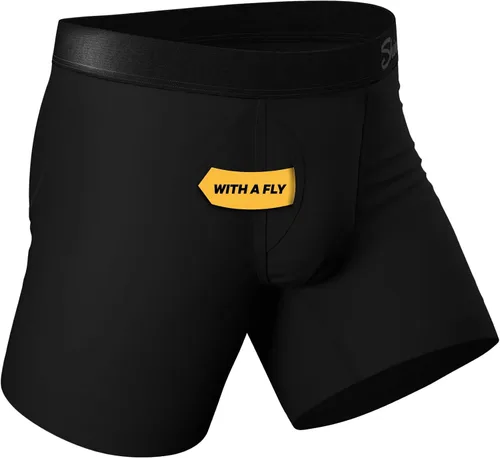 Miniatura 6 de Shinesty Ball Hammock calzoncillos tipo bóxer con suspensor para hombre, ropa interior de micromodal con bragueta