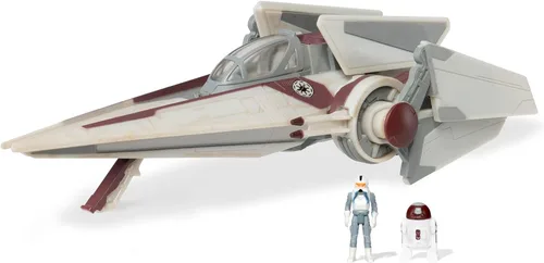 Miniatura 8 de Star Wars Micro Galaxy Squadron Gold Leader's Y-Wing - Vehículo de clase Starfighter de 5 pulgadas con accesorios de micro figura Jon Vander