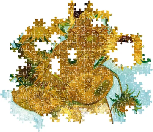 Miniatura 5 de Clementoni Rompecabezas de 1000 piezas para adultos, Van Gogh, Girasoli Sun Flowers