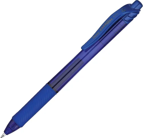 Miniatura 3 de Pentel EnerGel-X - Bolígrafo retráctil de gel líquido (0.039 pulgadas), punta de metal, tinta azul, caja de 12 unidades (BL110-C)