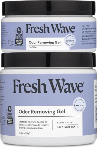 Miniatura 15 de Fresh Wave Gel eliminador de olores, 7 onzas, paquete de 3 absorbentes de olores para el hogar, alivio de olores más seguro, eliminador de olores