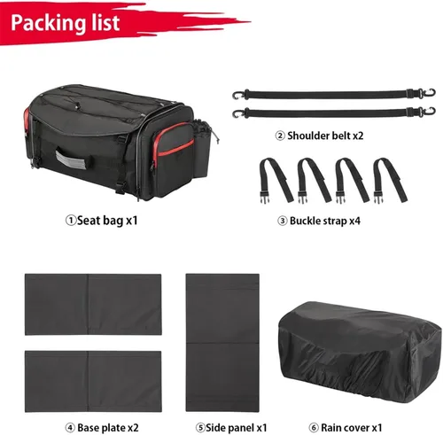 Miniatura 3 de MAKUTU Accesorios de bolsa para SUZUKI GSX-R600 GSX-R750 GSX-R1000 GSX-R1300 motocicleta alforja lateral Bolsas Touring