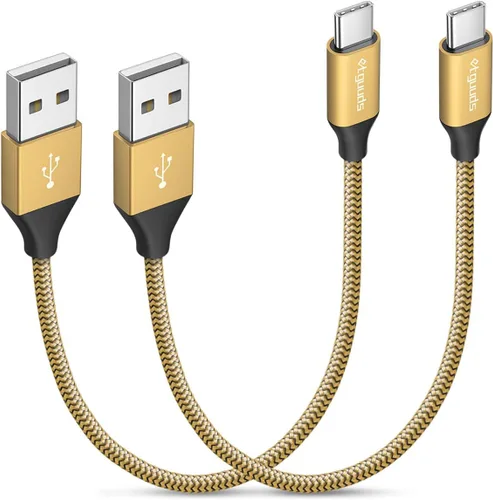 Miniatura 28 de etguuds Cable USB a USB C de 2 pies, paquete de 2 cables de carga USB A a tipo C de carga rápida para Samsung Galaxy A17 A16 A15 A26 A36 A56, S25