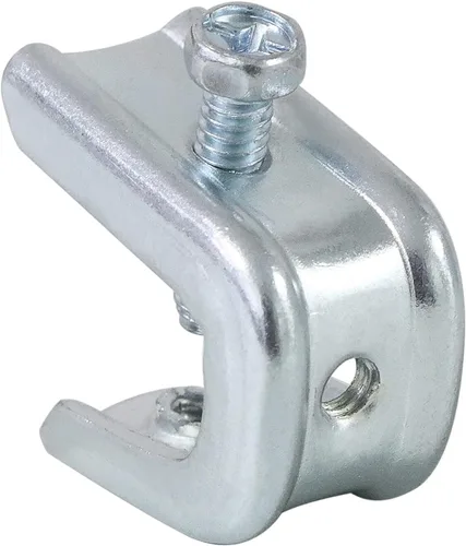 Miniatura 5 de Abrazadera de haz de 1/4"-20 para anillo de alambre roscado, abrazadera de acero chapado en zinc para bridas de 1/2 pulgada y varilla de rosca