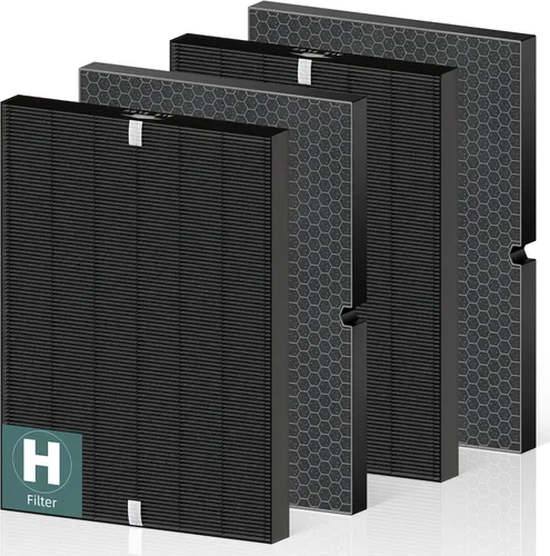 116130 Filtro de Repuesto H Removedor de Humo para Purificador de Aire Winix 5500-2 AM80 Plasmawave, Paquete Combinado de Filtro HEPA Verdadero y