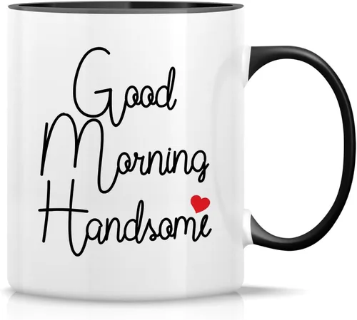 Miniatura 16 de Retreez - Taza divertida con texto en inglés "Once in A While Someone Amazing Comes Along", 325 ml, tazas de café de cerámica, regalos de cumpleaños