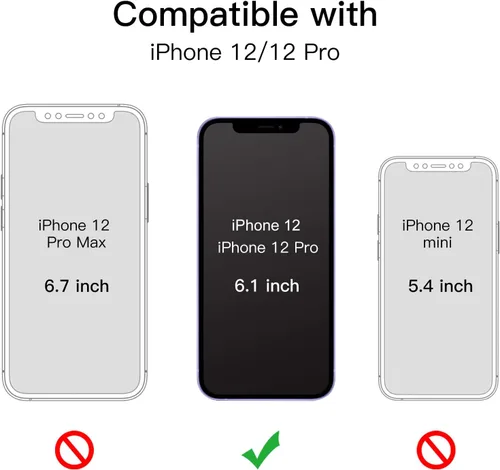 Miniatura 2 de JETech Funda con purpurina para iPhone 12/12 Pro, 6.1 pulgadas, a prueba de golpes, bonita funda brillante para mujeres y niñas (transparente)