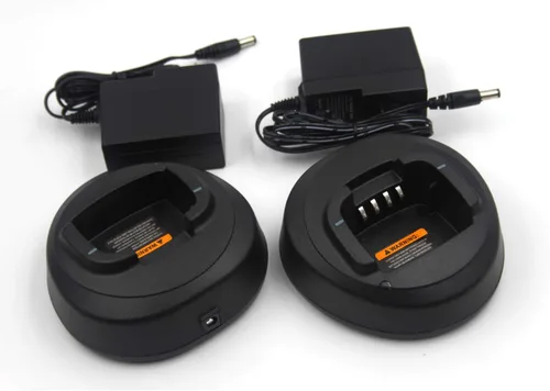Miniatura 7 de (2-Pack) PMLN5228A Rapid Battery Charger for Motorola CP1660 CP1600 CP1300 CP185 CP180 CP160 CP145 CP140 EP350 Portable Radios Two Way Radio