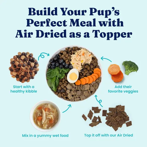 Miniatura 6 de Solid Gold Complementos de Comida para Perros Secada al Aire para Alimentos Secos – Golosinas saludables para perros con carne de res real