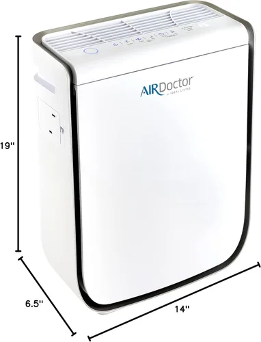 Miniatura 10 de AIRDOCTOR Purificador de aire AD2000 para habitaciones pequeñas y medianas y dormitorios pequeños. Filtración de 3 etapas con prefiltro, UltraHEPA