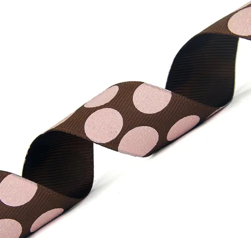 Miniatura 22 de Morex Ribbon Sugar Dots - Cinta de grogrén con purpurina, 7/8 pulgadas por 20 yardas, aguamarina/lavanda (98805/20-612)